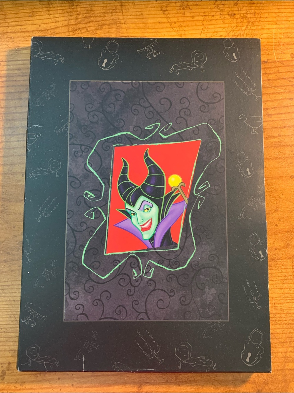 Vintage Disney Store Villains Evil Queen Malificent Stationery Set